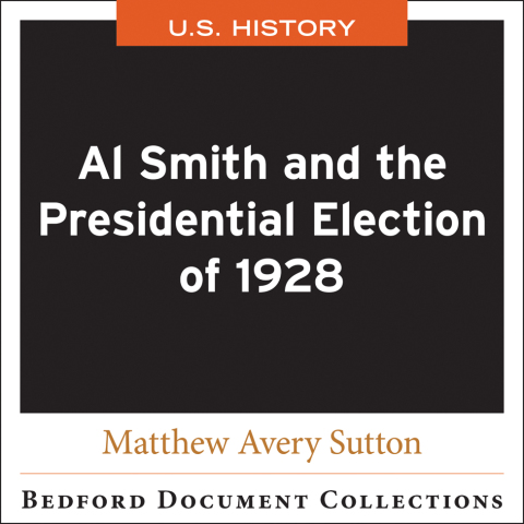Cover image for book Al Smith and the 1928 Presidential Election