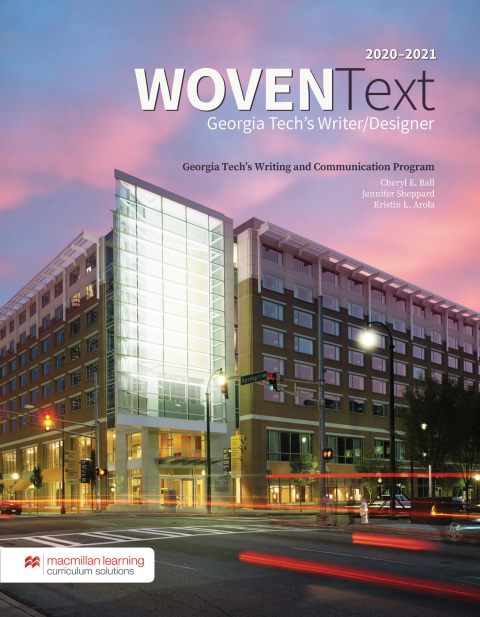 Cover image for book WOVENText: Georgia Tech's Writer/Designer