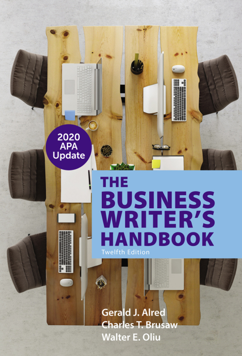 Cover image for book The Business Writer's Handbook with 2020 APA Update