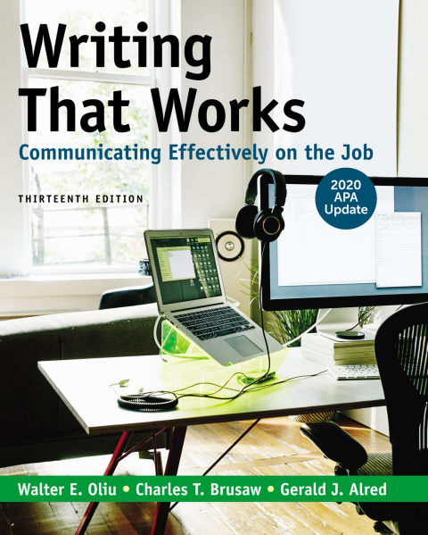 Cover image for book Writing That Works: Communicating Effectively on the Job with 2020 APA Update