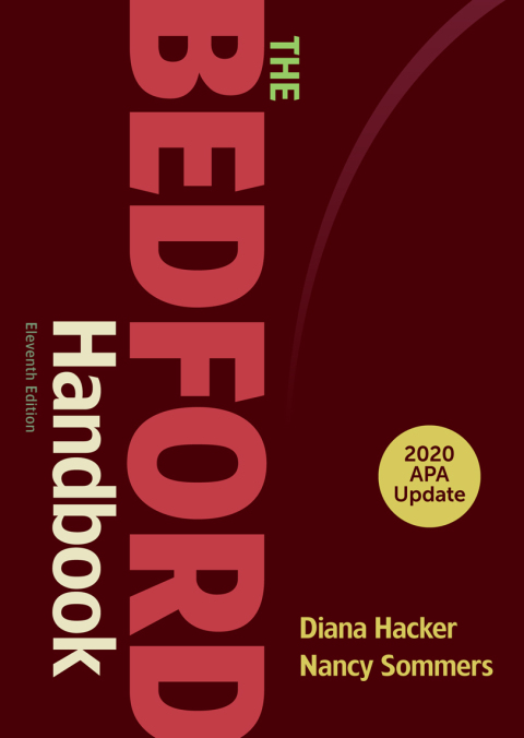 Cover image for book The Bedford Handbook with 2020 APA Update