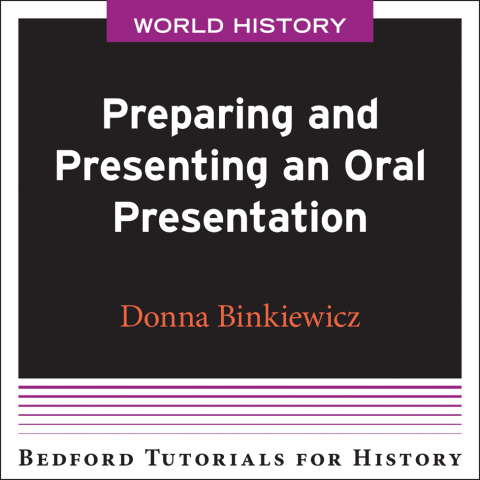 Cover image for book How to Give an Oral Presentation - World