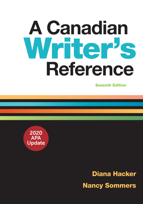 Cover image for book A Canadian Writer's Reference with 2020 APA Update