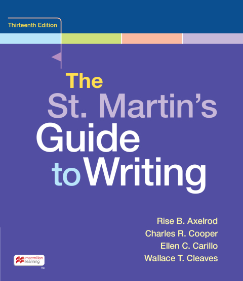 Cover image for book The St. Martin's Guide to Writing