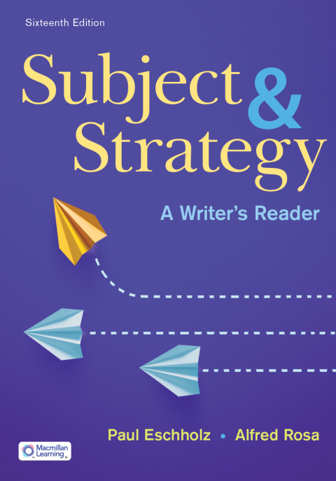 Cover image for book Subject and Strategy