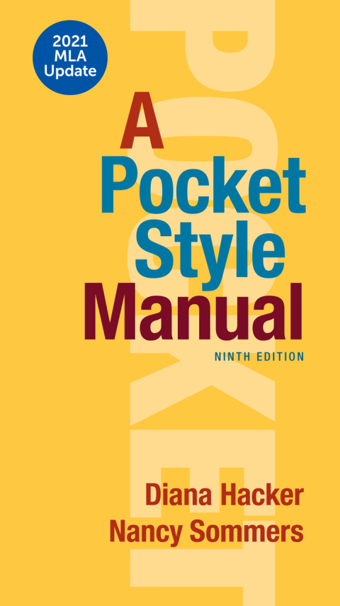 Cover image for book A Pocket Style Manual with 2021 MLA Update