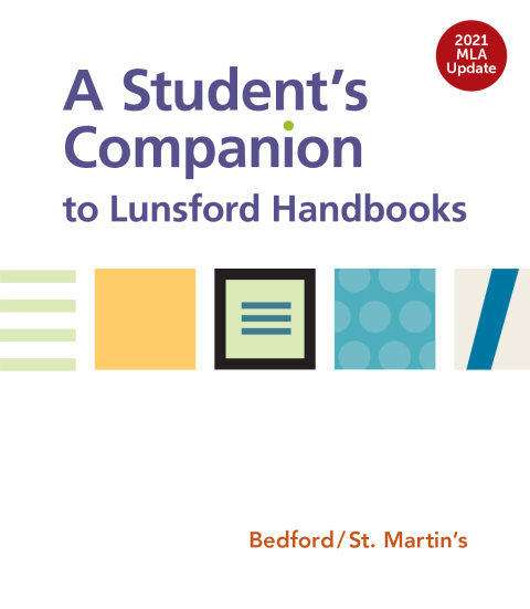 Cover image for book A Student's Companion to Lunsford Handbooks with 2021 MLA Update