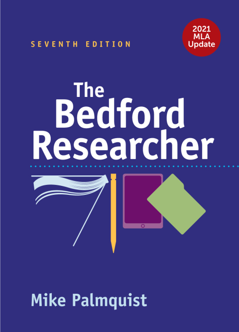 Cover image for book The Bedford Researcher with 2021 MLA Update