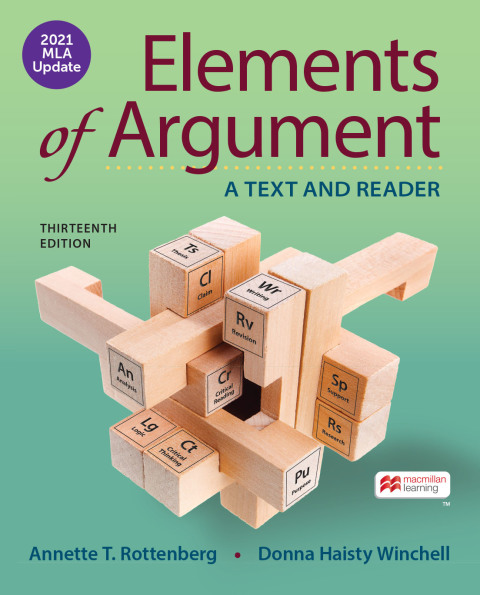 Cover image for book Elements of Argument with 2021 MLA Update