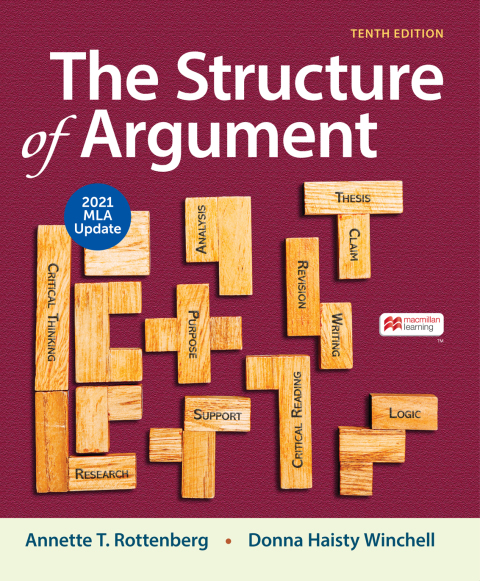 Cover image for book The Structure of Argument with 2021 MLA Update