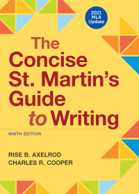 The Concise St. Martin's Guide to Writing with 2021 MLA Update 9th