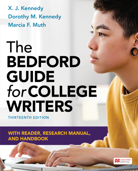 Cover image for book The Bedford Guide for College Writers with Reader, Research Manual, and Handbook