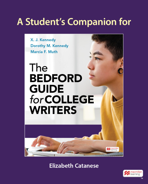Cover image for book A Student's Companion for The Bedford Guide for College Writers