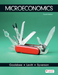 Microeconomics 4th Edition | 9781319330576, 9781319527433 | VitalSource