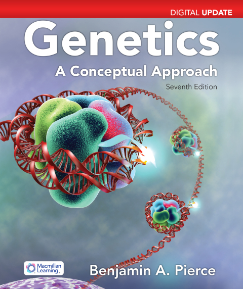 Cover image for book Genetics: A Conceptual Approach, Update