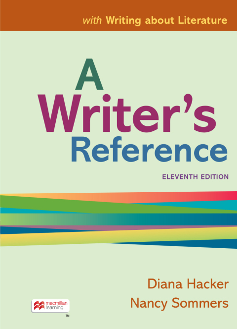 Cover image for book A Writer's Reference with Writing about Literature