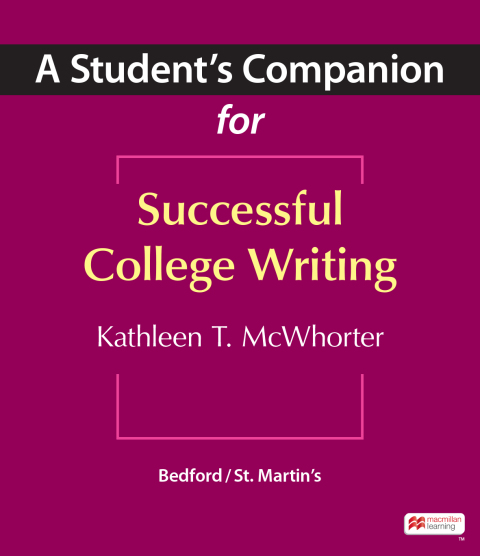 Cover image for book A Student's Companion for Successful College Writing