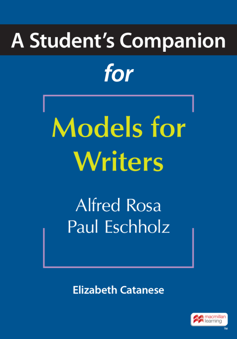 Cover image for book A Student's Companion to Models for Writers
