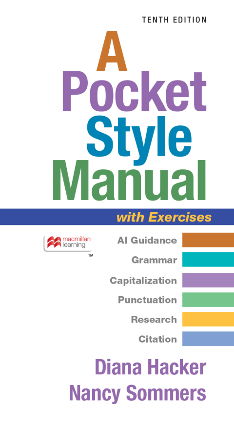 A Pocket Style Manual with Exercises (International Edition) 