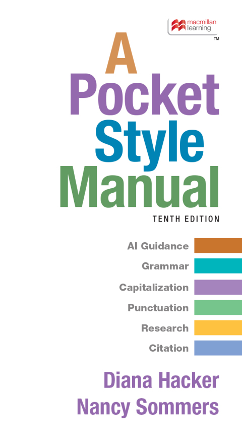 A Pocket Style Manual (International Edition) 