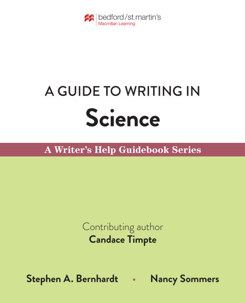 A Guide to Writing in Science (International Edition) 