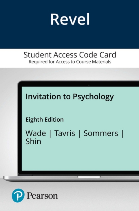 Cover image for book Revel Access Code for Invitation to Psychology