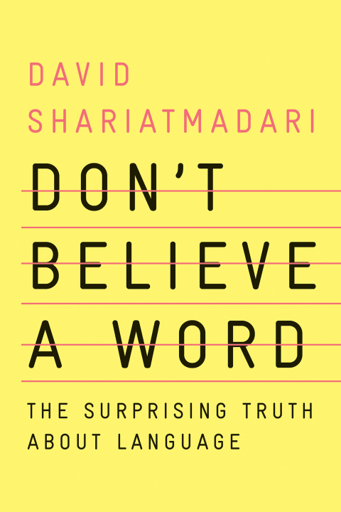 Cover image for book Don't Believe a Word: The Surprising Truth About Language