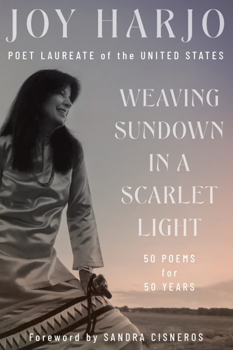 Cover image for book Weaving Sundown in a Scarlet Light: Fifty Poems for Fifty Years