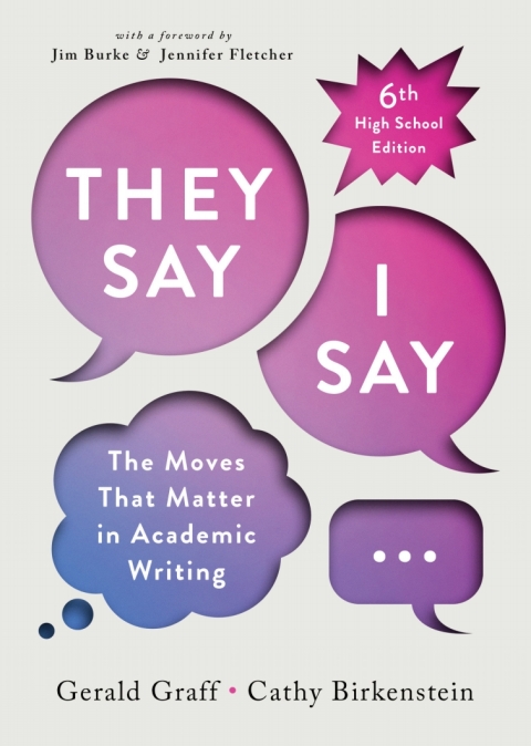 Cover image for book They Say / I Say High School Courseware