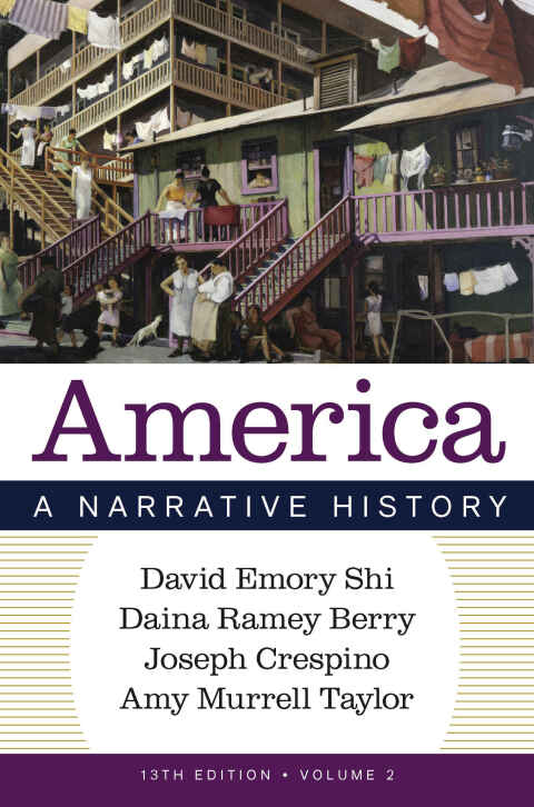 Cover image for book America: A Narrative History (Volume 2)