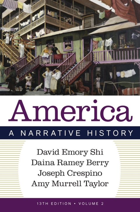 America:Narrative Hist.,V.2 W/Reg.Card