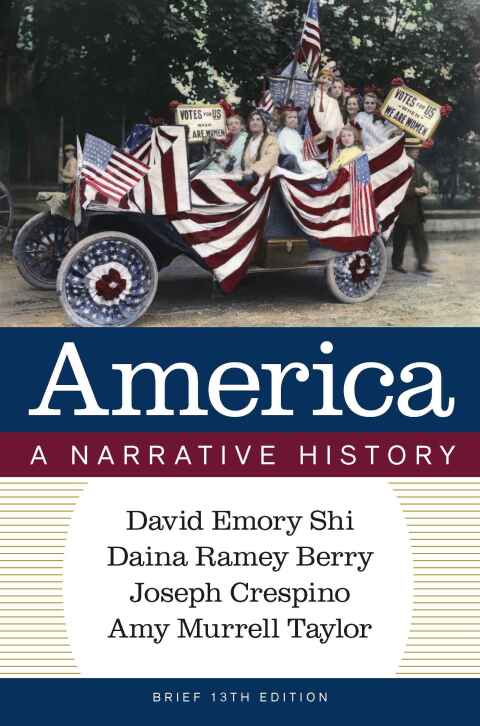 Cover image for book America: A Narrative History (Brief Edition)  (Combined Volume)