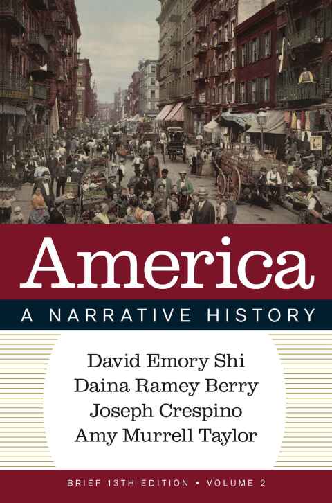 Cover image for book America: A Narrative History (Brief Edition) (Volume 2)