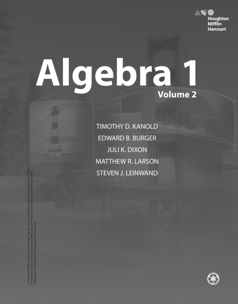 Cover image for book HMH Algebra 1 Interactive Student Edition Volume 2 2015