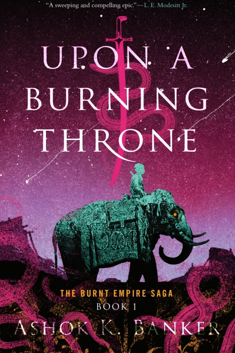 Cover image for book Upon A Burning Throne