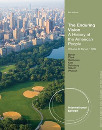 Cover image: 3I-EBK: ISE ENDURING VISION AHISTORY OF THE AMER PEOP V2 8th edition 9781133945406