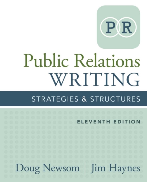 Cover image for book Public Relations Writing: Strategies & Structures