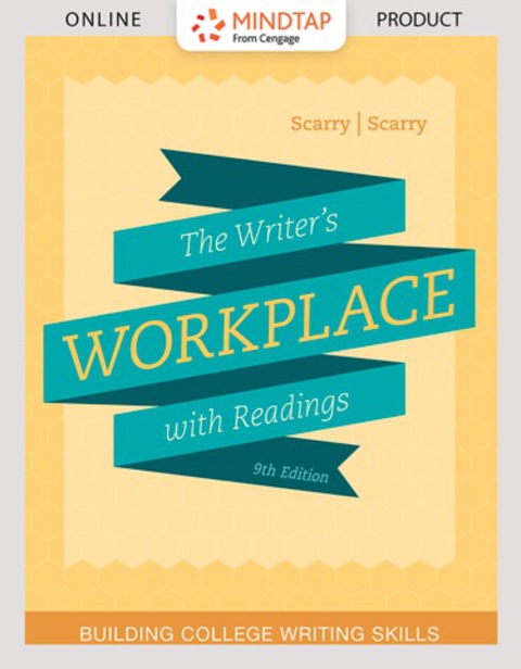 Cover image for book MindTap Developmental English for Scarry/Scarry's The Writer’s Workplace with Readings: Building College Writing Skills, 9th Edition, [Instant Access], 2 terms (12 months)
