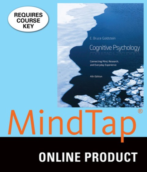 Cover image for book MindTap Psychology for Goldstein's Cognitive Psychology: Connecting Mind, Research and Everyday Experience, 4th Edition, [Instant Access], 1 term (6 months)