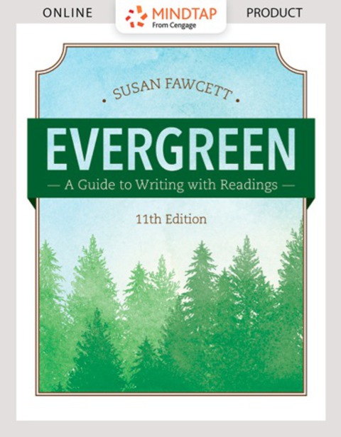 Cover image for book MindTap Developmental English for Fawcett's Evergreen: A Guide to Writing with Readings, 11th Edition, [Instant Access], 1 term (6 months)