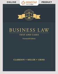 MindTap Business Law for Clarkson/Miller/Cross' Business Law: Text