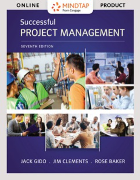 Cover image for book MindTap Decision Sciences for Gido/Clements/Baker's Successful Project Management, 7th edition, [Instant Access], 2 terms (12 months)