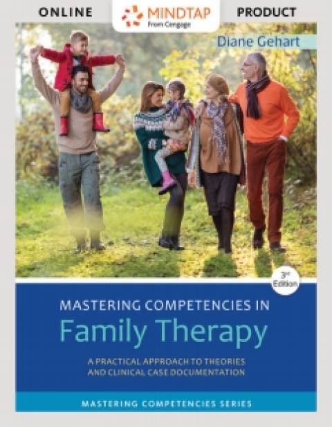 Cover image for book MindTap Counseling for Gehart's Mastering Competencies in Family Therapy: A Practical Approach to Theory and Clinical Case Documentation