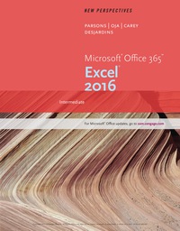 New Perspectives Microsoft Office 365 Amp Excel 2016