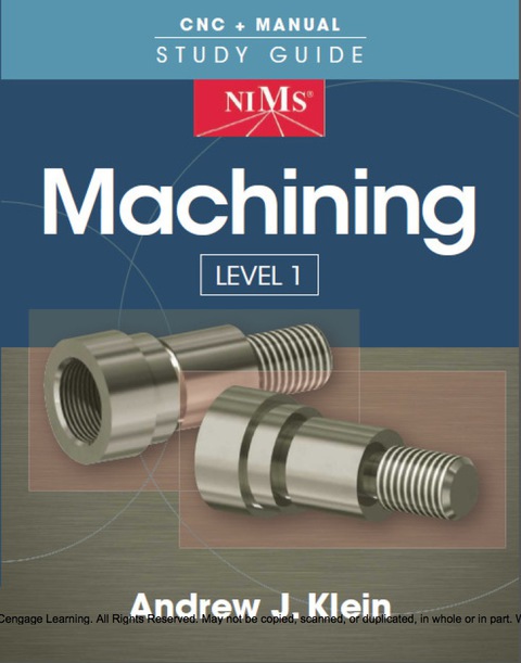 Cover image for book NIMS Machining Level 1 Study Guide