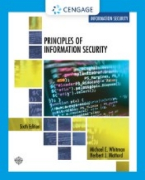 Cover image for book MindTap Information Security for Whitman/Mattord's Principles of Information Security