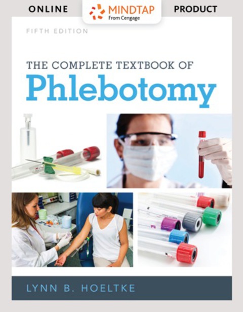 Cover image for book MindTap Medical Assisting for Hoeltke's The Complete Textbook of Phlebotomy, 5th Edition, [Instant Access], 2 terms (12 months)