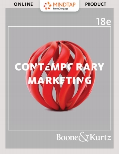 Cover image for book MindTap Marketing for Boone/Kurtz's Contemporary Marketing