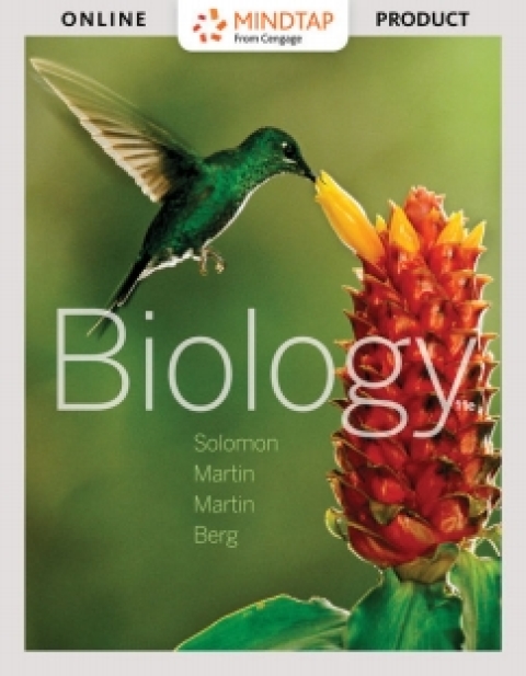 Cover image for book MindTap Biology for Solomon/Martin/Martin/Berg's Biology, 11th Edition [Instant Access], 1 term (6 months)