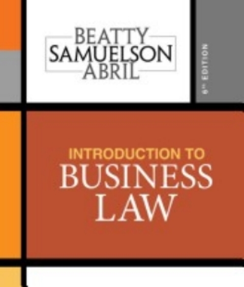 Cover image for book MindTap Business Law for Beatty/Samuelson/Abril's Introduction to Business Law